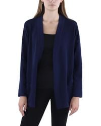 Anne Klein - Knit Open Front Cardigan Sweater - Lyst