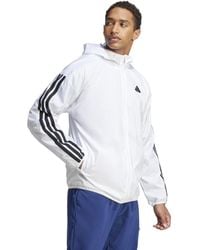 adidas - Essentials 3-Stripes Windbreaker Giacca per Capispalla - Lyst