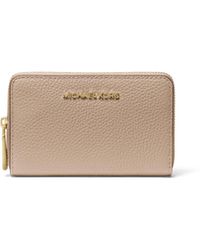 Michael Kors - Jet Set Small Zip Around Card Case - Lyst