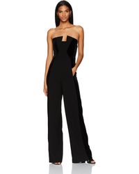 Black Halo Lena Jumpsuit - Black