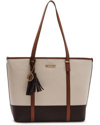 Anne Klein - Colorblocked Large Tote - Lyst
