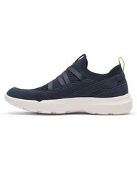 Rockport - Mens Truflex Evolution Mudguard Slip-on Sneakers - Size 7.5 W - Blue - Most Comfortable Shoes - Lyst