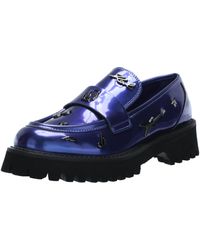 Karl Lagerfeld - Paris Gaston Lug Sole Loafer With Pin Embellishments - Lyst