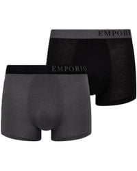 Emporio Armani - Bamboo Viscose 2-pack Trunk - Lyst