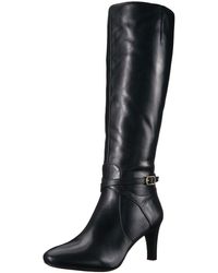 ralph lauren tall black boots