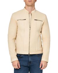 John Varvatos - Brando Leather Jacket - Lyst