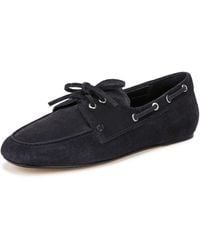 Vince - S Marin Boat Shoe Blue Ink Suede 7.5 M - Lyst