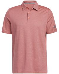 adidas - Golf S Ottoman Stripe Polo Shirt - Lyst