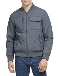 Levi's - Diamond Quilted Bomber Jacket - Lyst