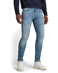 Jeans Skynny Revend Super SlimG-Star RAW in Denim di colore Grigio Donna Abbigliamento da uomo Jeans da uomo Jeans skinny 25% di sconto 