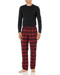 Emporio Armani - Yarn Dyed Woven T-shirt And Pants Pyjama Set - Lyst