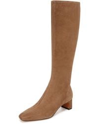 Vince - S Saira Knee High Boot Elm Wood Suede 8 M - Lyst