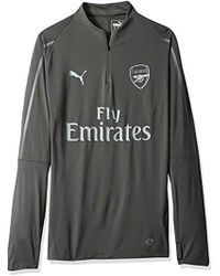 PUMA Figc Italia 14 Zip Training Top in Blue for Men Lyst PUMA Figc Italia 14 Zip Training Top in Blue for Men Lyst