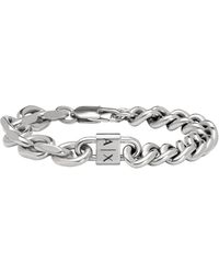 Emporio Armani - A|x Armani Exchange Stainless Steel Chain Bracelet - Lyst