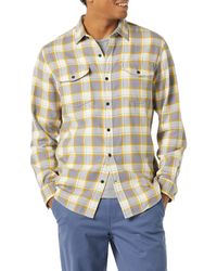Amazon Essentials - Slim-fit Long-sleeve Two-pocket Flannel Shirt-discontinued Colors - Lyst