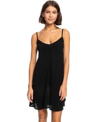 Roxy - Summer Adventures Coverup Dress Swimwear Cover Up - Lyst