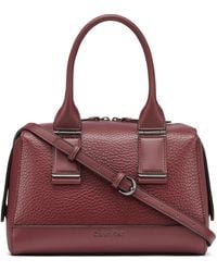 Calvin Klein - Jett Top Zip Satchel - Lyst