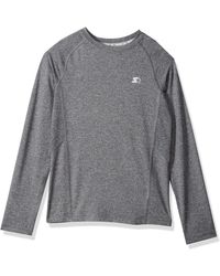 Exclusive Starter Boys Long Sleeve Logo Light-Compression Athletic T-Shirt
