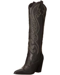 Steve Madden Lasso Western Boot in Green Leather (Green) - Save 18% | Lyst