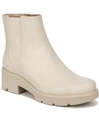 Naturalizer - S Cade Lug Sole Ankle Boot Porcelain Beige 11 M - Lyst