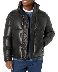 Calvin Klein - Mens Outerwear Faux Leather,black,x-large - Lyst