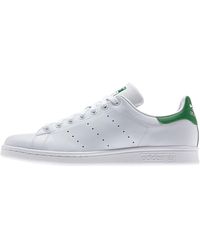 adidas Originals - Adidas Stan Smith White/white/green 14.5 - Lyst