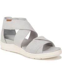 Dr. Scholls - Shoes S Time Off Fun Sandal Vapor Grey Microfiber 9 M - Lyst