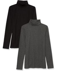 Amazon Essentials - Slim-fit Layering Long Sleeve Knit Rib Turtleneck Top - Lyst