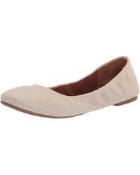 Lucky brand cheap emmie flats platinum
