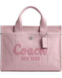 COACH - Denim Cargo Tote Bag - Lyst