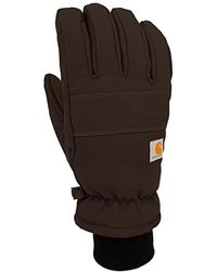 Carhartt - Insulated Duck/synthetic Leather Knit Cuff Glove - Lyst