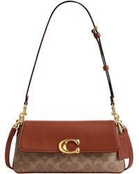 COACH - Jet Shoulder Bag In Signature Canvas - Lyst