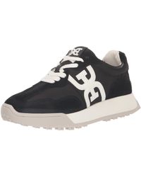 Sam Edelman - Langley Sneaker Black Suede 5.5 Medium - Lyst