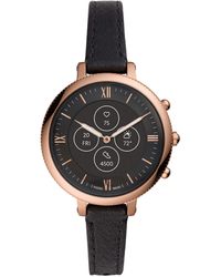 Fossil Women's Riley Gray Leather Strap 
