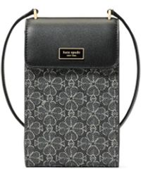 Kate Spade - Serena Spade Flower Coated Canvas Ns Phone Crossbody - Lyst