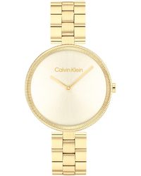 Calvin Klein - 2h Quartz Watch Stainless Steel - Water Resistant 3 Atm/30 Meters - A Timeless Elegance For Her Everyday Lifestyle - 32 - Lyst