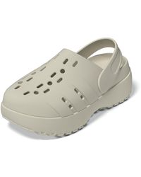 adidas - Adilette Clog Platform Slide Sandal - Lyst