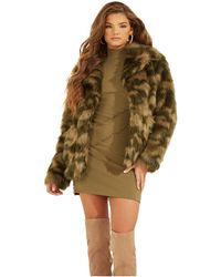 guess jacket with fur