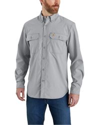 Carhartt - Mens Force Relaxed Fit Lightweight Long- Sleeve Work Utility T Shirt - Lyst