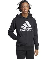 adidas - Big Tall Essentials Logo Hoodie - Lyst