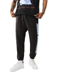 True Religion - Raw Exaggerated Icon Jogger Sweatpants - Lyst