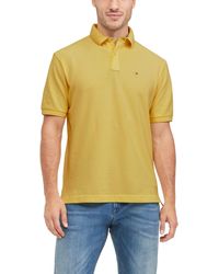 Tommy Hilfiger - Short Sleeve Cotton Pique Polo Shirt In Classic Fit - Lyst