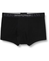 Emporio Armani - Rubber Pixel Logo Trunk Badehosen - Lyst