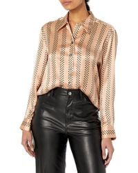 Equipment - Ava Top In Praline Multi - Lyst