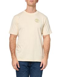 Timberland - Garment Dye Back Graphic Tee - Lyst