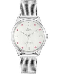 Lacoste - Gemala 3h Quartz Water-resistant Fashion Watch With Mesh Bracelet - Lyst