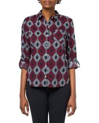 Tommy Hilfiger - S Plaid Lurex Button Up Shirt - Lyst