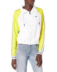 lacoste white windbreaker