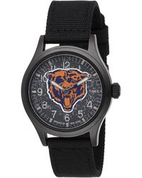 Timex - Nfl Scout 40mm Watch – Chicago Bears With Black Fabric - Lyst