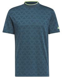 adidas - Adi Jacquard Mock Golf Polo Shirt - Lyst